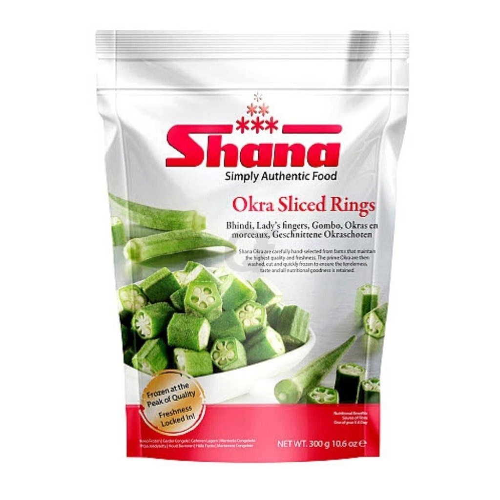 Quiabo Fatiado em Roodelas Shana 300g