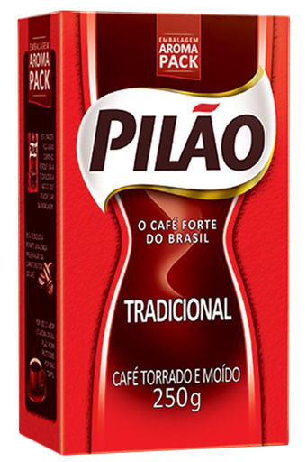 Café Torrado e Moído Tradicional Pilao 250g